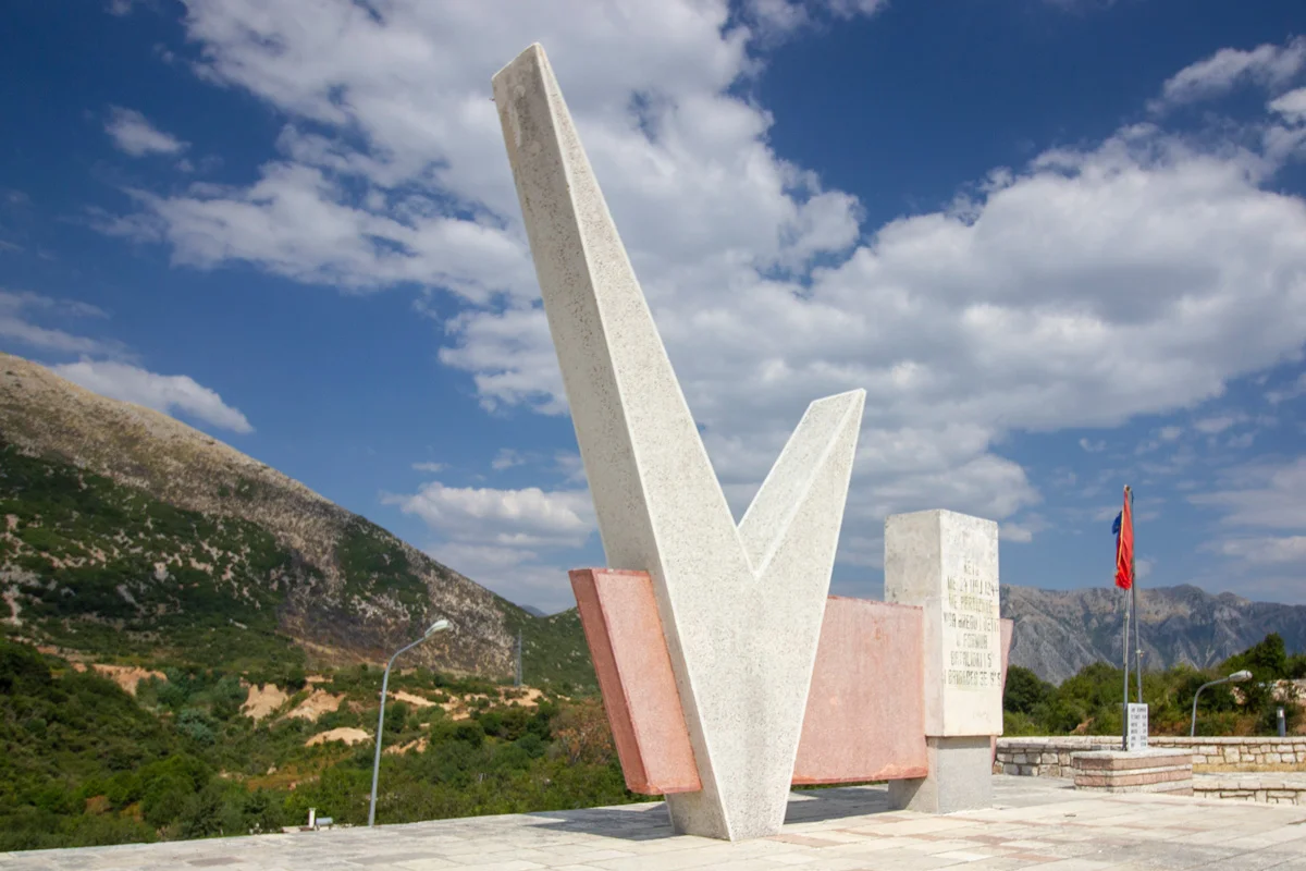 Partisan monument in Pilur