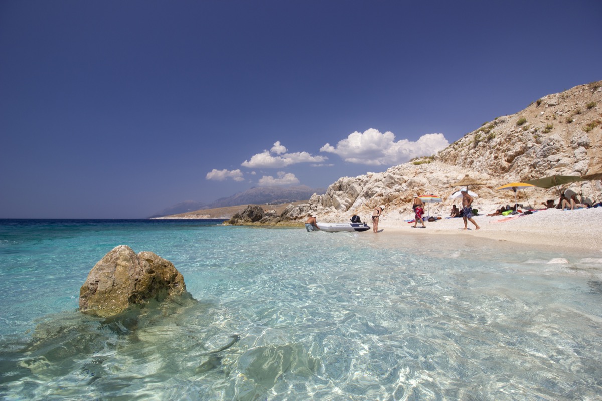 One of our favorite beaches around Himara